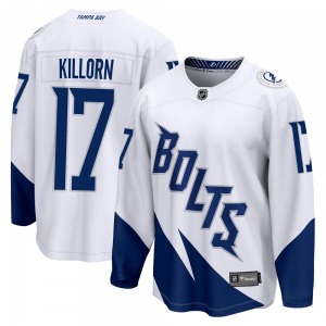 Breakaway Fanatics Branded Youth Alex Killorn White 2022 Stadium Series Jersey - NHL Tampa Bay Lightning
