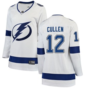 Breakaway Fanatics Branded Women's John Cullen White Away Jersey - NHL Tampa Bay Lightning
