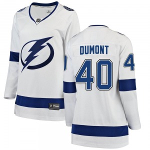 Breakaway Fanatics Branded Women's Gabriel Dumont White Away Jersey - NHL Tampa Bay Lightning