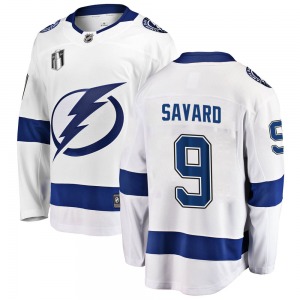 Breakaway Fanatics Branded Youth Denis Savard White Away 2022 Stanley Cup Final Jersey - NHL Tampa Bay Lightning