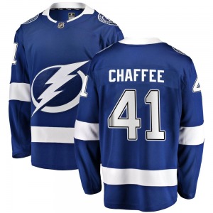 Breakaway Fanatics Branded Youth Mitchell Chaffee Blue Home Jersey - NHL Tampa Bay Lightning