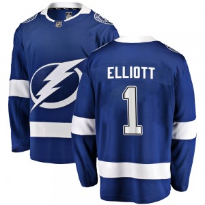 Breakaway Fanatics Branded Youth Brian Elliott Blue Home Jersey - NHL Tampa Bay Lightning