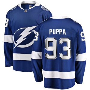 Breakaway Fanatics Branded Youth Daren Puppa Blue Home Jersey - NHL Tampa Bay Lightning