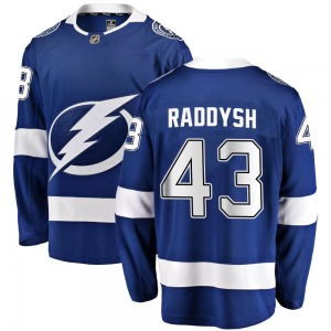 Breakaway Fanatics Branded Youth Darren Raddysh Blue Home Jersey - NHL Tampa Bay Lightning