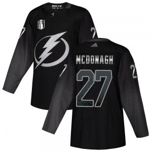 Authentic Adidas Youth Ryan McDonagh Black Alternate 2022 Stanley Cup Final Jersey - NHL Tampa Bay Lightning