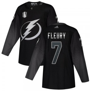 Authentic Adidas Adult Haydn Fleury Black Alternate 2022 Stanley Cup Final Jersey - NHL Tampa Bay Lightning