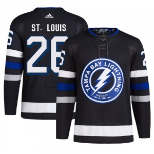 Authentic Adidas Adult Martin St. Louis Black Alternate Primegreen Jersey - NHL Tampa Bay Lightning