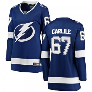 Breakaway Fanatics Branded Women's Declan Carlile Blue Home Jersey - NHL Tampa Bay Lightning
