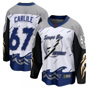 Breakaway Fanatics Branded Youth Declan Carlile White Special Edition 2.0 Jersey - NHL Tampa Bay Lightning