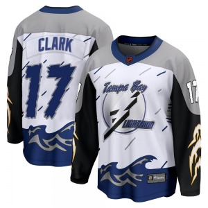 Breakaway Fanatics Branded Youth Wendel Clark White Special Edition 2.0 Jersey - NHL Tampa Bay Lightning