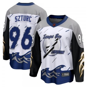 Breakaway Fanatics Branded Youth Gabriel Szturc White Special Edition 2.0 Jersey - NHL Tampa Bay Lightning