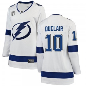 Breakaway Fanatics Branded Women's Anthony Duclair White Away 2022 Stanley Cup Final Jersey - NHL Tampa Bay Lightning