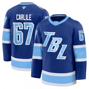 Premium Fanatics Youth Declan Carlile Blue 2026 Stadium Series Jersey - NHL Tampa Bay Lightning