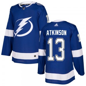 Authentic Adidas Youth Cam Atkinson Blue Home Jersey - NHL Tampa Bay Lightning