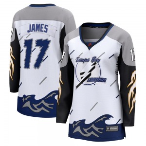 Breakaway Fanatics Branded Women's Dominic James White Special Edition 2.0 Jersey - NHL Tampa Bay Lightning