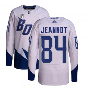 Authentic Adidas Youth Tanner Jeannot White 2022 Stadium Series Primegreen 2022 Stanley Cup Final Jersey - NHL Tampa Bay Lightni