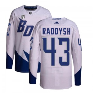Authentic Adidas Youth Darren Raddysh White 2022 Stadium Series Primegreen 2022 Stanley Cup Final Jersey - NHL Tampa Bay Lightni