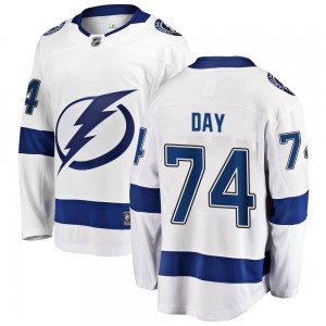 Breakaway Fanatics Branded Youth Sean Day White Away Jersey - NHL Tampa Bay Lightning