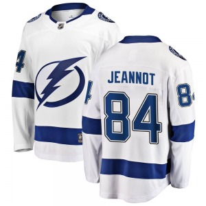 Breakaway Fanatics Branded Youth Tanner Jeannot White Away Jersey - NHL Tampa Bay Lightning