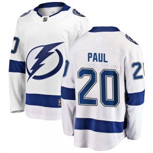 Breakaway Fanatics Branded Youth Nicholas Paul White Away Jersey - NHL Tampa Bay Lightning