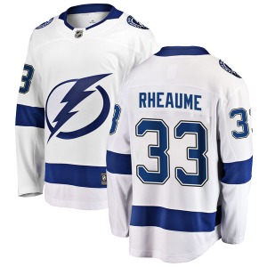 Breakaway Fanatics Branded Youth Manon Rheaume White Away Jersey - NHL Tampa Bay Lightning
