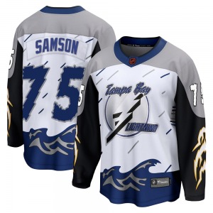 Breakaway Fanatics Branded Adult Ethan Samson White Special Edition 2.0 Jersey - NHL Tampa Bay Lightning
