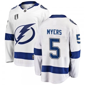 Breakaway Fanatics Branded Adult Philippe Myers White Away 2022 Stanley Cup Final Jersey - NHL Tampa Bay Lightning