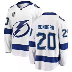Breakaway Fanatics Branded Adult Mikael Renberg White Away 2022 Stanley Cup Final Jersey - NHL Tampa Bay Lightning