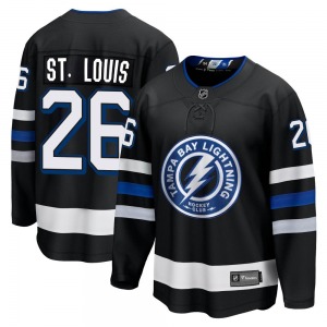 Premier Fanatics Branded Youth Martin St. Louis Black Breakaway Alternate Jersey - NHL Tampa Bay Lightning