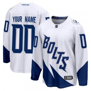 Breakaway Fanatics Branded Youth Custom White Custom 2022 Stadium Series Jersey - NHL Tampa Bay Lightning