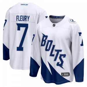 Breakaway Fanatics Branded Youth Haydn Fleury White 2022 Stadium Series Jersey - NHL Tampa Bay Lightning