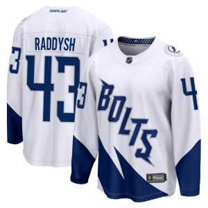 Breakaway Fanatics Branded Youth Darren Raddysh White 2022 Stadium Series Jersey - NHL Tampa Bay Lightning