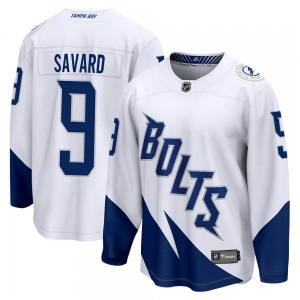 Breakaway Fanatics Branded Youth Denis Savard White 2022 Stadium Series Jersey - NHL Tampa Bay Lightning