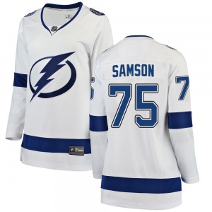 Breakaway Fanatics Branded Women's Ethan Samson White Away Jersey - NHL Tampa Bay Lightning
