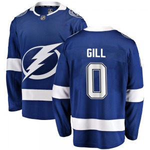 Breakaway Fanatics Branded Youth Dyllan Gill Blue Home Jersey - NHL Tampa Bay Lightning